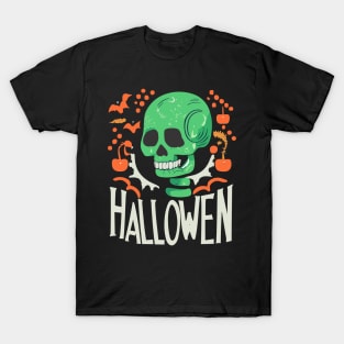 skull halloween T-Shirt